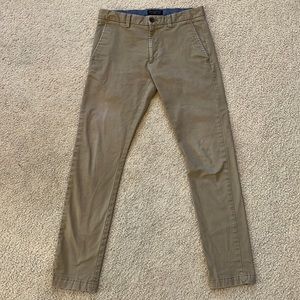Banana Republic Fulton Skinny Tan Chino 30 x 32